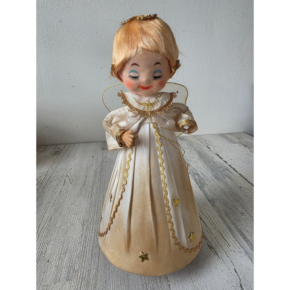 Vintage Japan jestia musical Angel cherub silent night